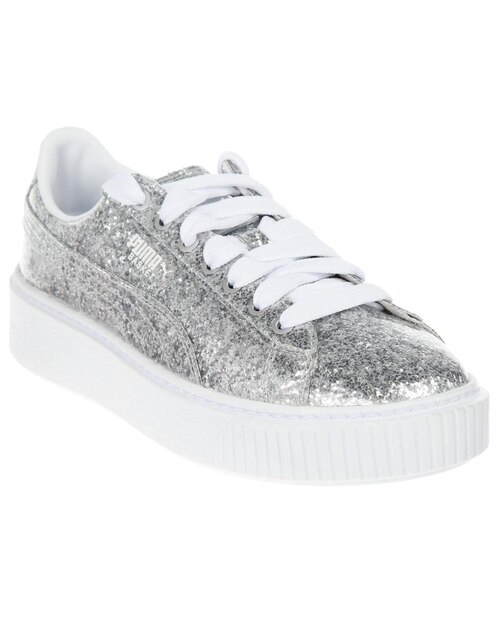 tenis puma gris plata