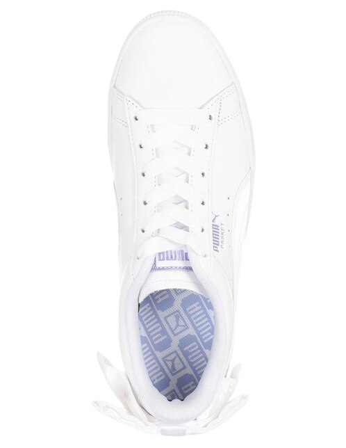 Tenis Puma piel blanco con moño en Liverpool