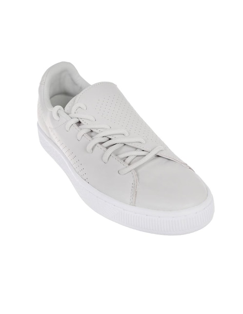 Tenis Puma Basket Crush Perf Wn's piel gris claro en Liverpool