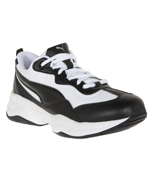 Tenis Puma negro efecto piel en Liverpool