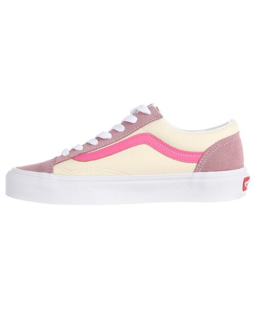 Tenis Vans gamuza rosa con logotipo en Liverpool