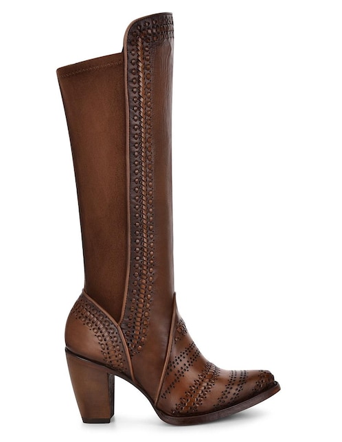 Bota Franco Cuadra de piel para mujer en Liverpool