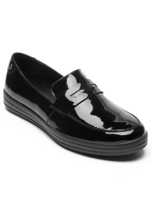 Mocasín Flexi de piel para mujer