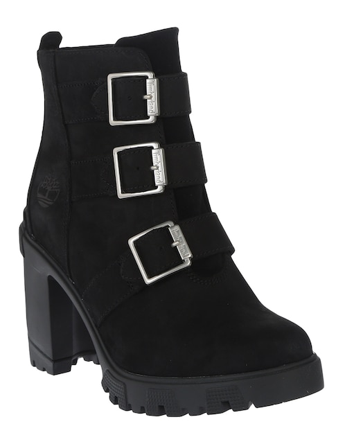 Bota al tobillo de piel para mujer Bota al tobillo de piel para mujer