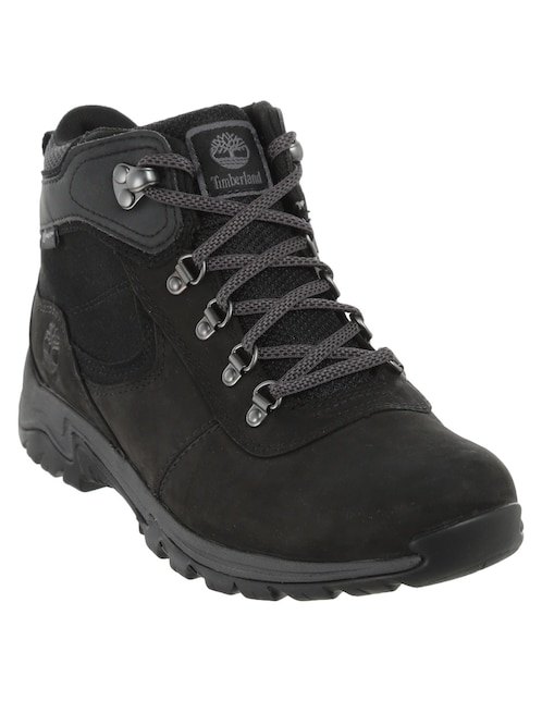 Bota al tobillo de piel para mujer
