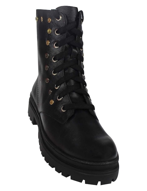 Bota al tobillo Giusto de piel para mujer