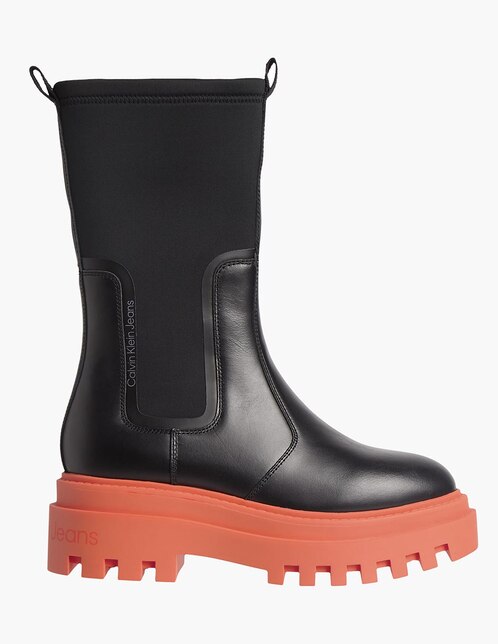 Bota Calvin Klein de piel para mujer 2 Bota Calvin Klein de piel para mujer 2