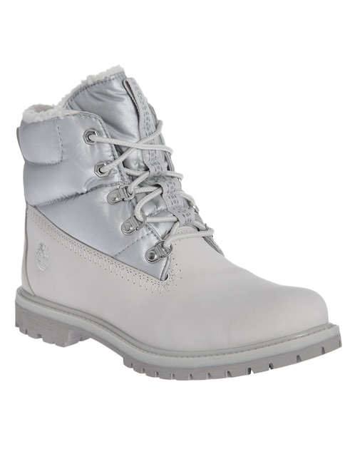 Bota al tobillo de piel para mujer