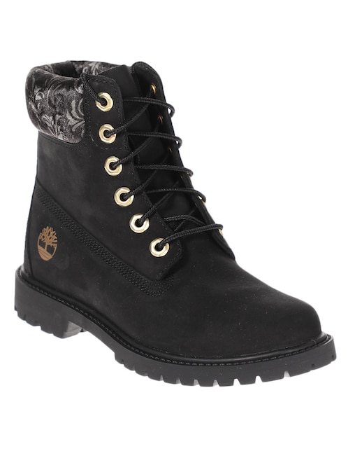 Bota arriba del tobillo de piel para mujer