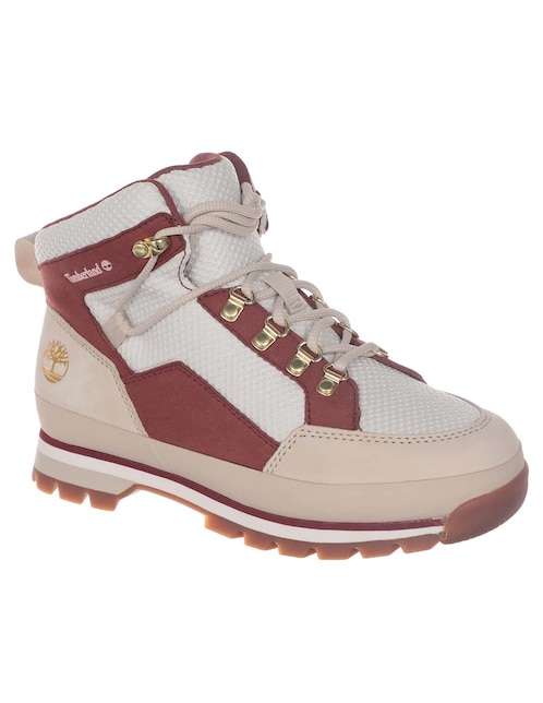 Bota al tobillo de piel para mujer