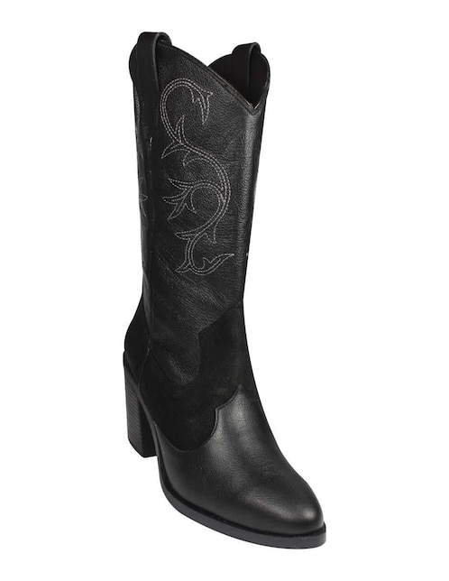 Bota arriba del tobillo Leon de piel para mujer