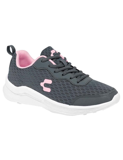 Tenis charly grises outlet mujer