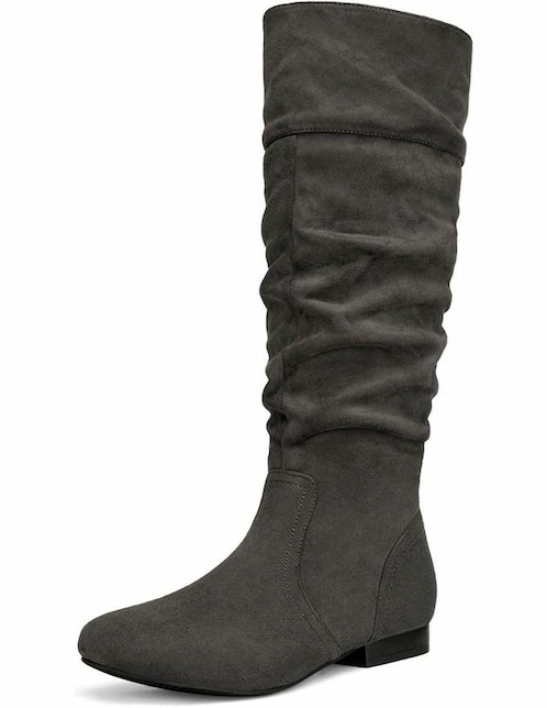 Bota/botín clásica abajo de la rodilla dream paris de piel sintética para mujer