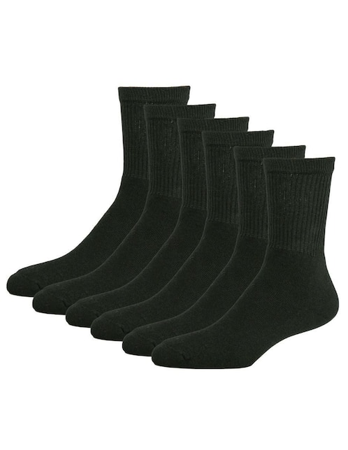 Set de calceta de algodón para mujer 6 pares 1