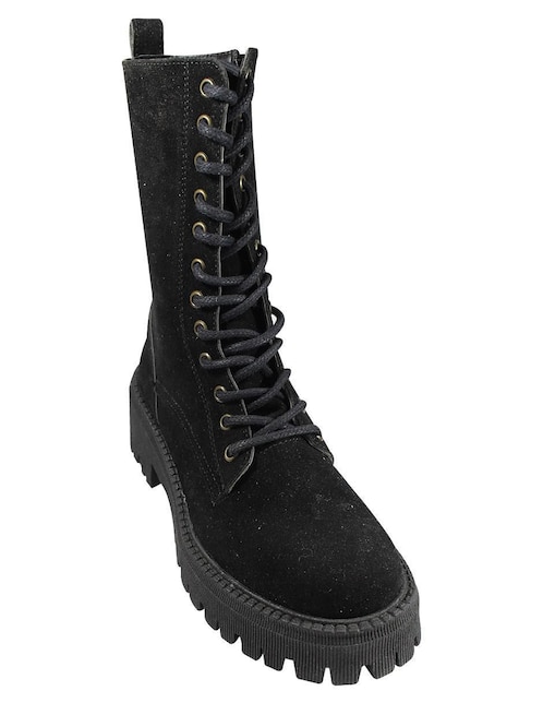 Bota largo leon "de" gamuza "para mujer"