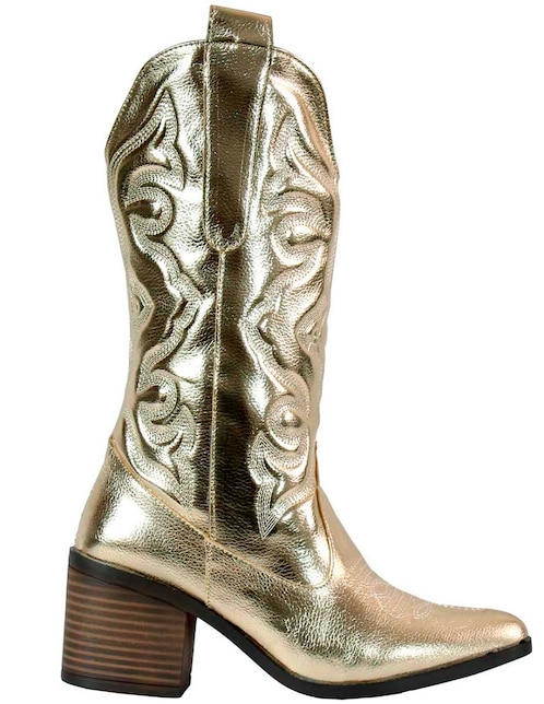 Bota cowboy abajo de la rodilla Kuali Shoes para mujer
