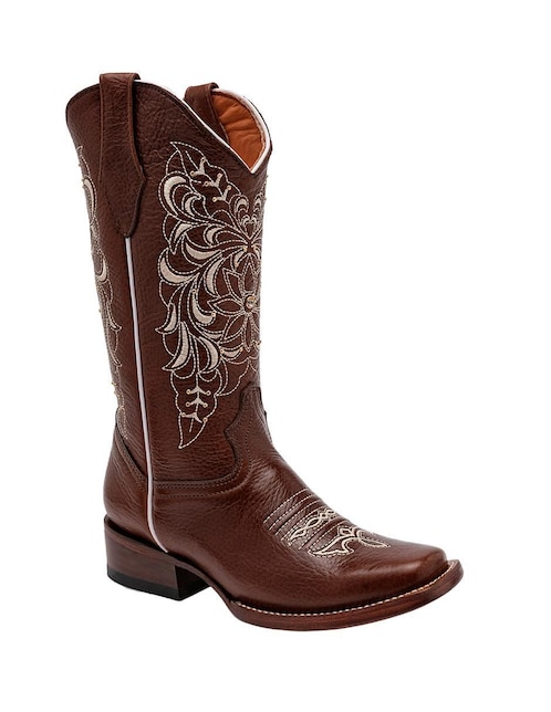 Bota abajo de la rodilla Rbcollection de piel para mujer