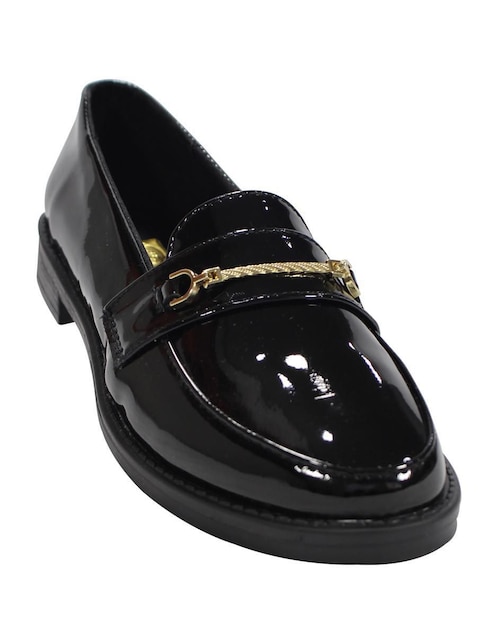 Mocasín Leon de charol para mujer