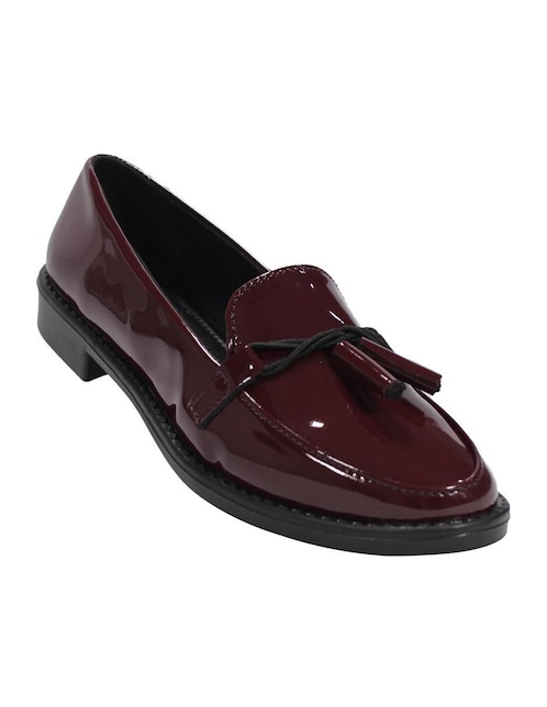 Mocasín Leon de charol para mujer