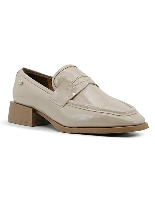 Mocasín Salamandra de charol para mujer