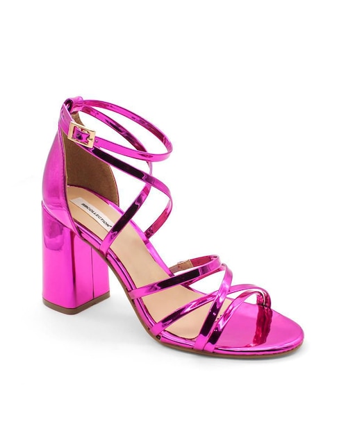 Sandalia Rbcollection Mirror Pink para mujer