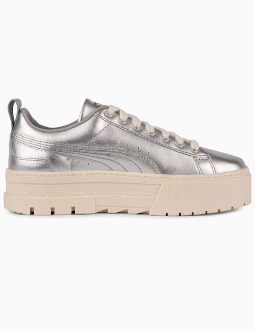 Puma basket platform trace luxe best sale