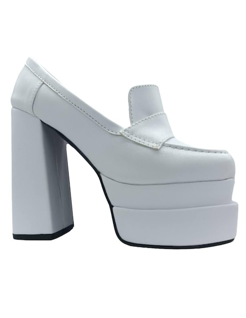 Zapato de plataforma punta cuadrada 1