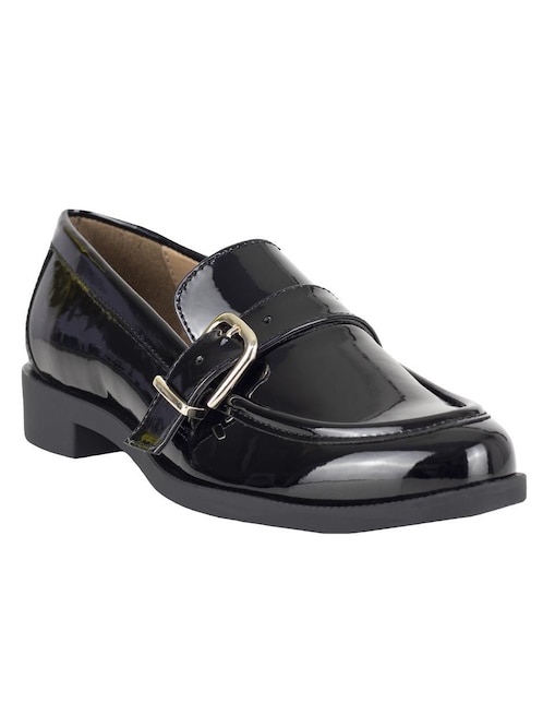 Mocasín Salamandra de charol para mujer
