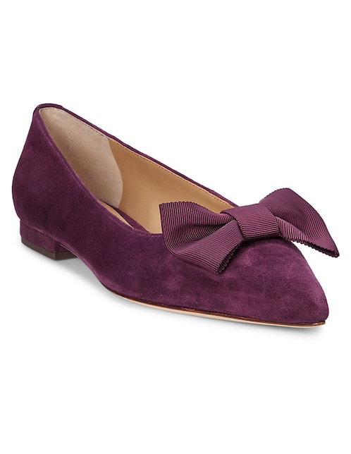 Balerina Lauren Ralph Lauren de piel para mujer