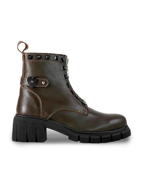 Bota arriba del tobillo Elán Choose Your Way de piel para mujer