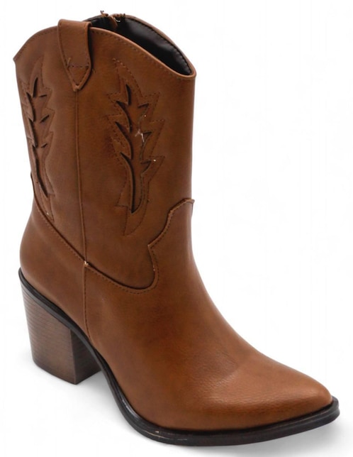 Bota arriba del tobillo Rbcollection de piel para mujer