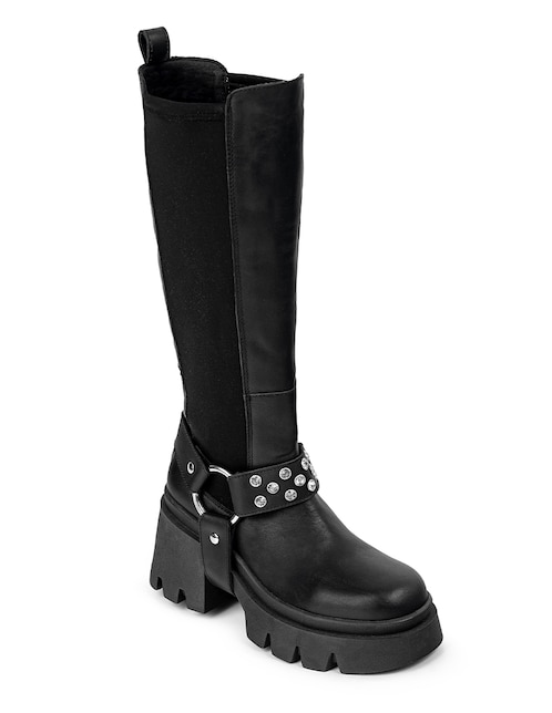Bota abajo de la rodilla Brantano Yuri de piel para mujer