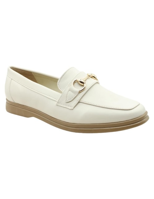 Mocasín Rbcollection de piel para mujer