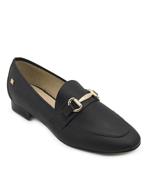 Mocasín Salamandra de charol para mujer