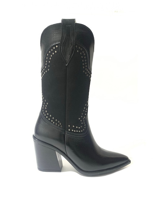 Bota cowboy abajo de la rodilla jossefina carranza sin familia o colección "de" piel "para mujer"