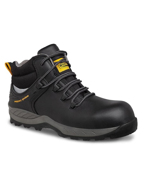 Bota al tobillo de piel para mujer 1