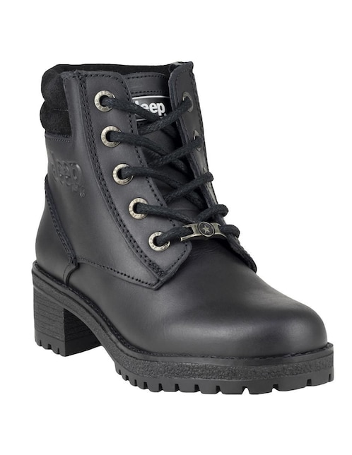 Bota arriba del tobillo Jeep de piel para mujer