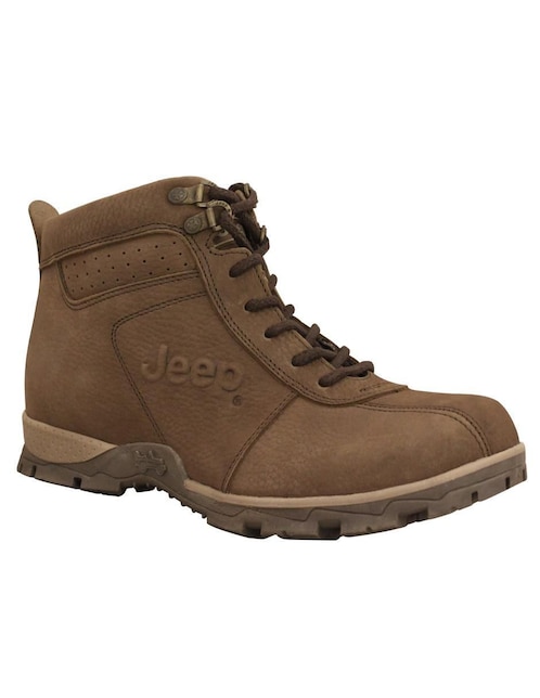 Bota al tobillo Jeep de piel para mujer