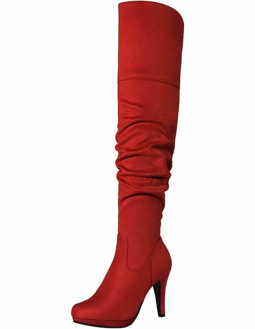Bota media pierna dream paris sin familia "de" sintético "para mujer"