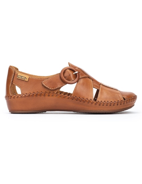 ZAPATO PLANO PIKOLINOS, 24 CM, BRANDY