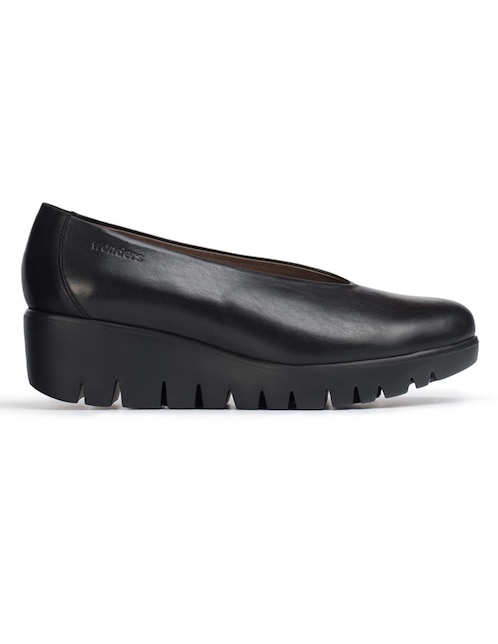 Zapato Wonders de piel para mujer
