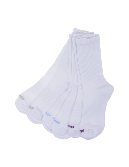 Set de calceta comfort K-Swiss de algodón para mujer 3 pares