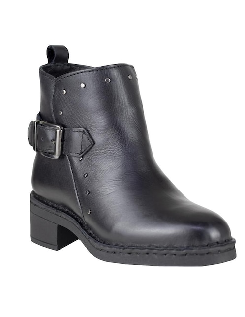 Bota arriba del tobillo Lobo Solo de piel para mujer