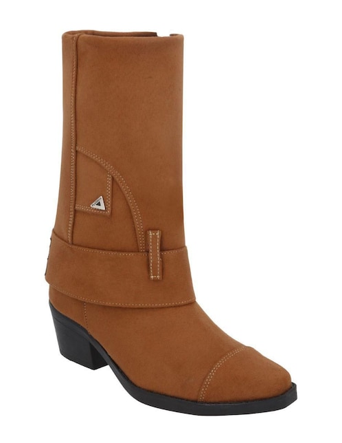 Bota cowboy arriba del tobillo Platonia Arizona de gamuza para mujer