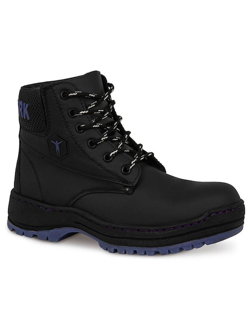 Bota al tobillo de piel para mujer 1