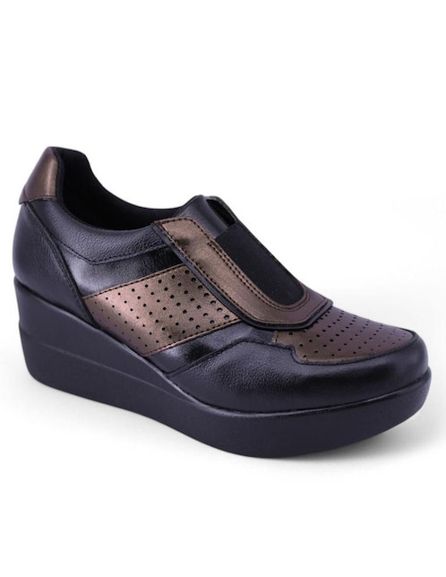 Zapato Vallarta de piel para mujer 1