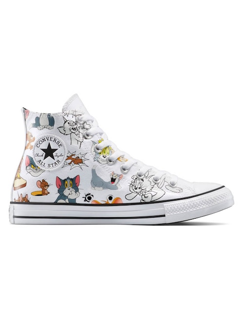 Tenis Converse Tom y Jerry Ctas Hi para mujer
