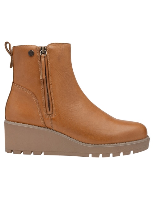 Bota al tobillo Dockers Beth de piel para mujer
