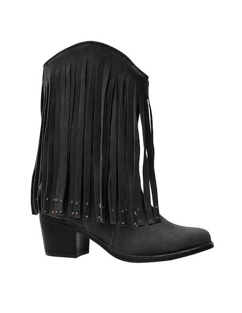 Bota cowboy media pierna para mujer 1