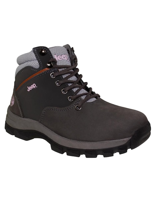 Bota al tobillo Jeep de piel para mujer